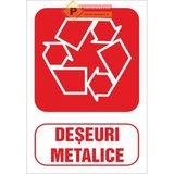 Semne pentru deseuri metalice